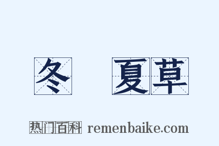 冬蟲夏草是什么意思的图片
